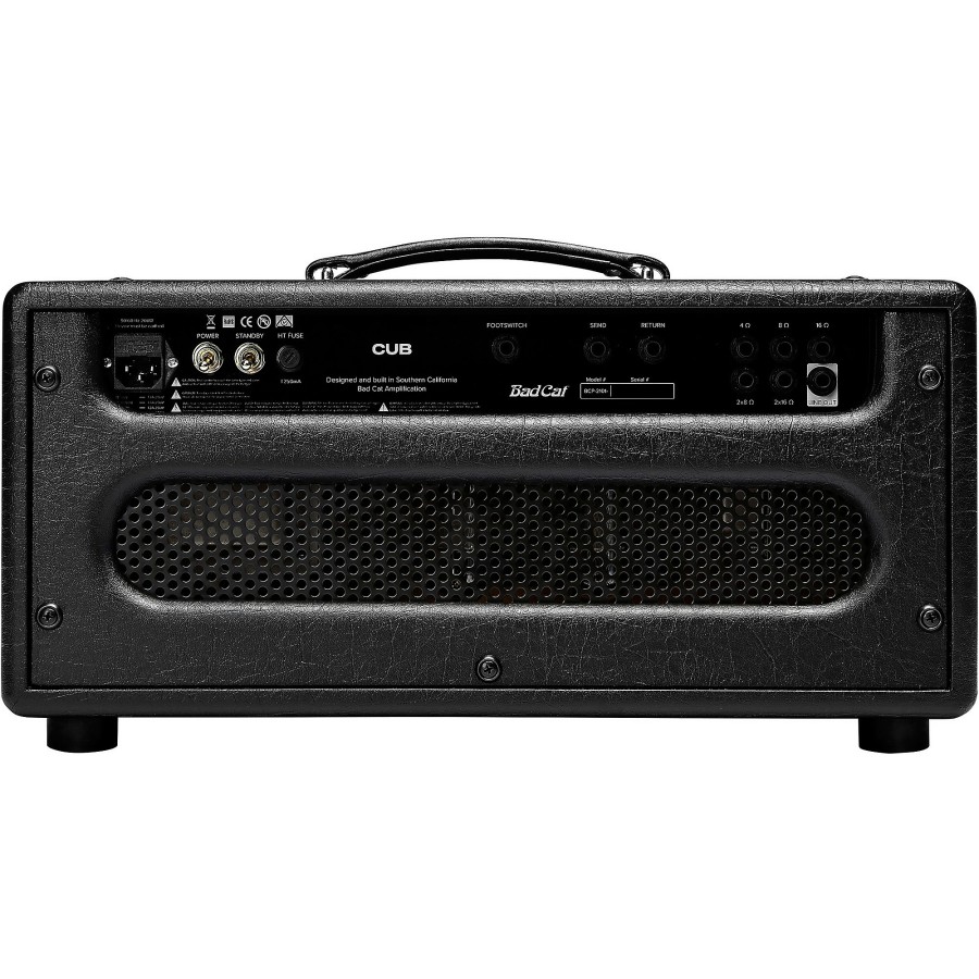 Amps & Effects Bad Cat Heads | Bad Cat Cub 30W Tube Guitar Amp Head Black