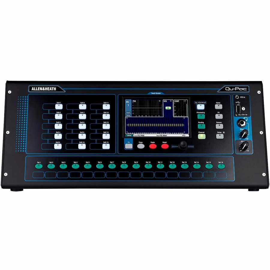 Recording Allen u0026 Heath | Allen & Heath Qu-Pac Ultracompact Digital Mixer With Touchscreen Control