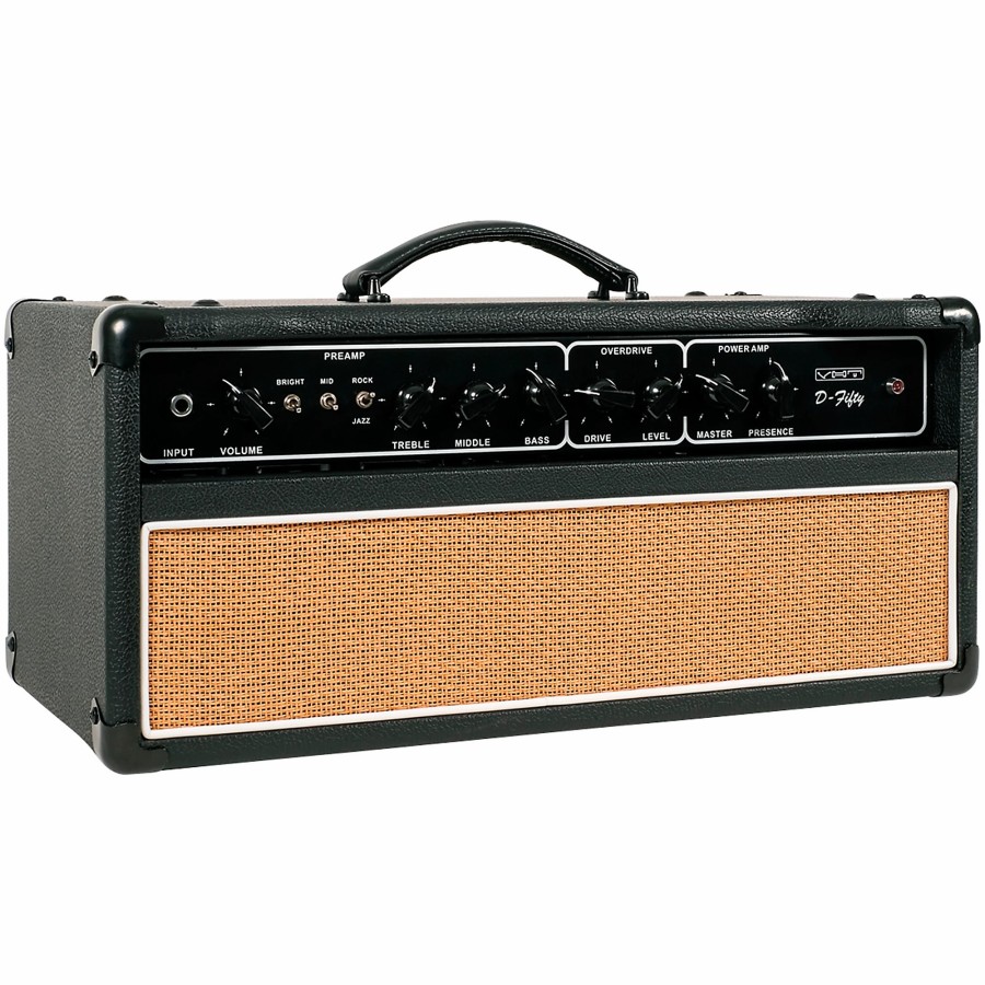 Amps & Effects VHT Heads | Vht D-50H 50W Tube Guitar Amp Head Black And Beige