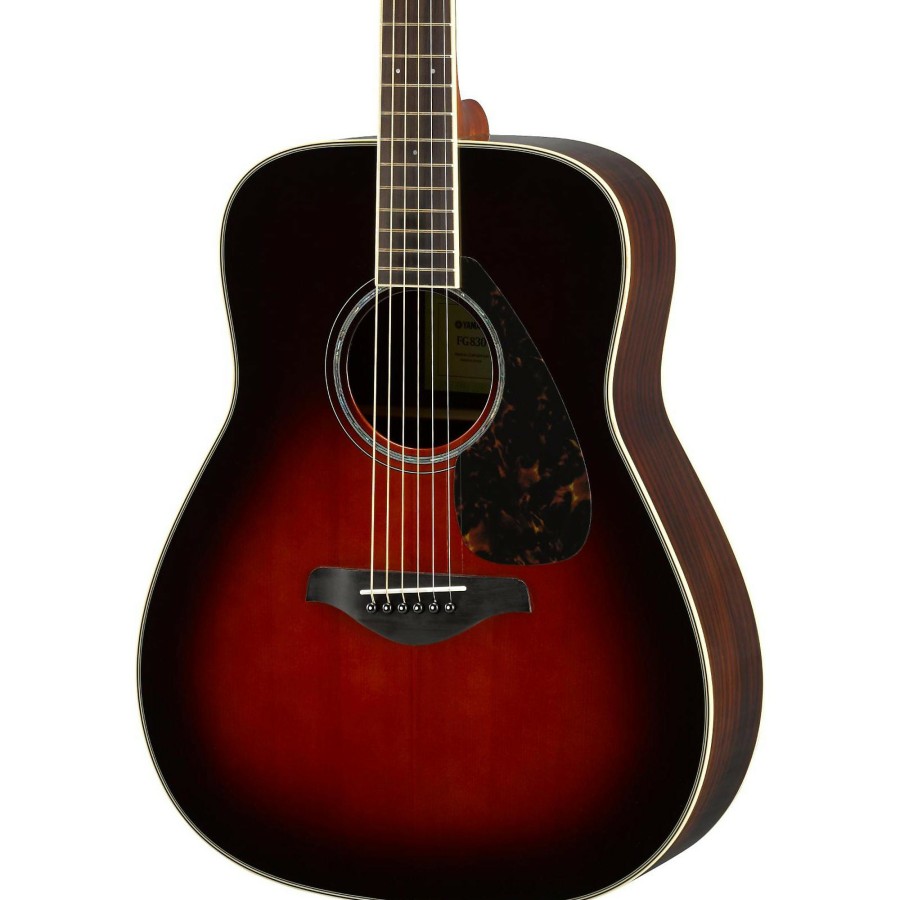 Guitars Yamaha 6-String | Yamaha Fg830 Dreadnought Acoustic Guitar Tobacco Sunburst