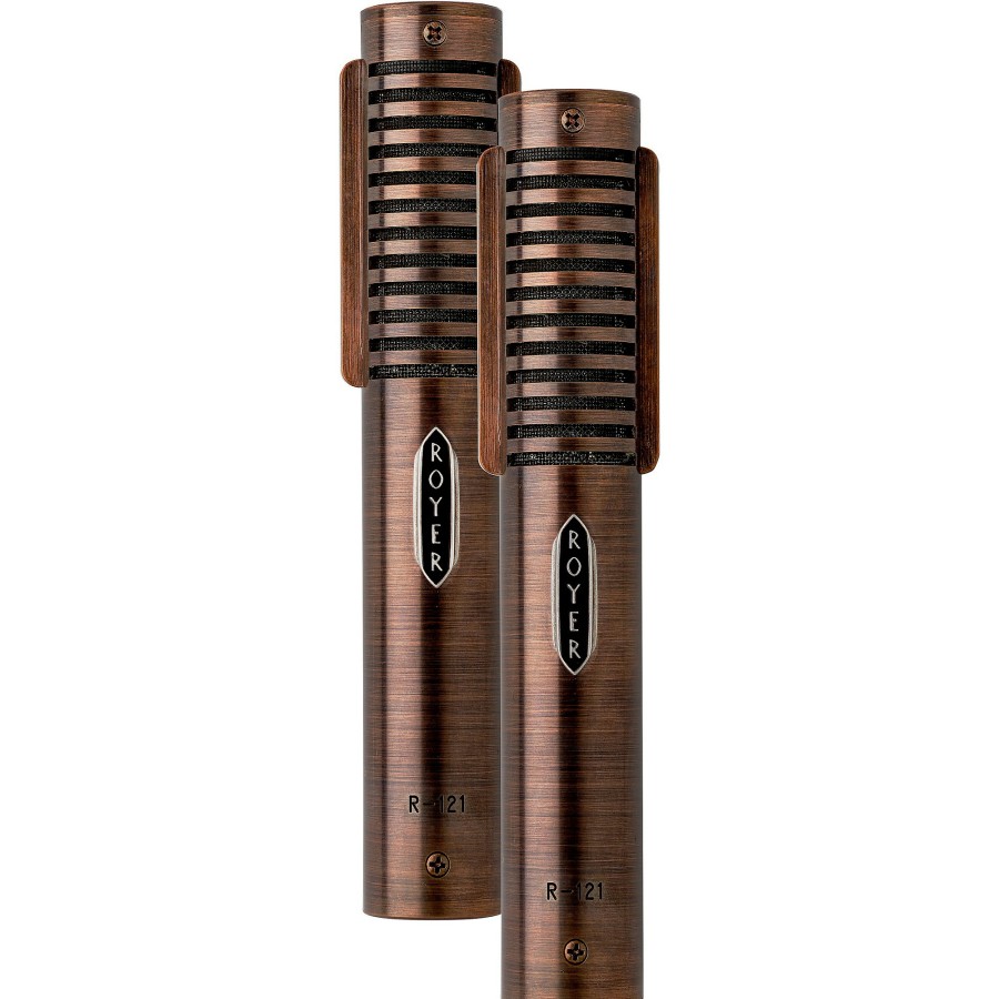 Recording Royer | Royer R-121 25Th Anniversary Distressed Rose Microphone Pair