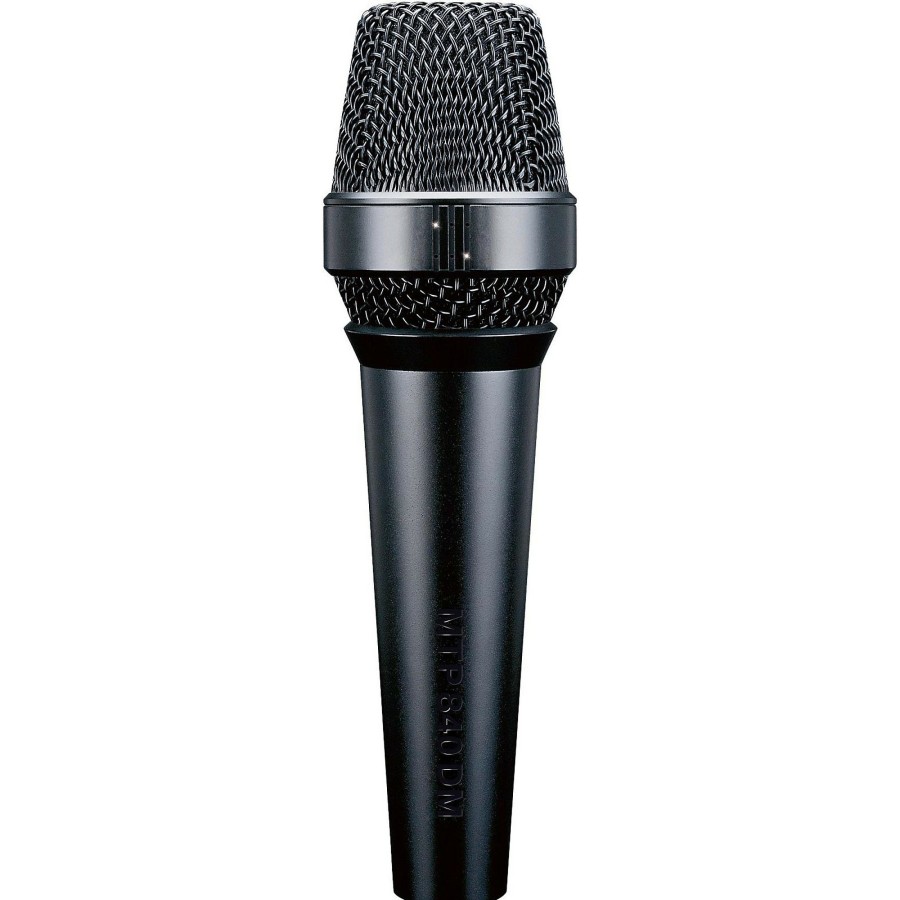 Mics & Wireless Lewitt | Lewitt Mtp 840 Dm Supercardioid Handheld Dynamic Vocal Microphone Black